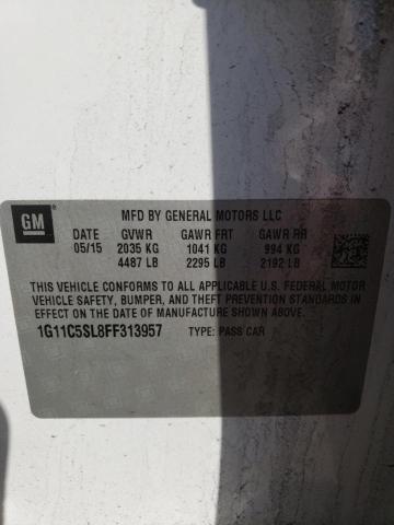 Photo 10 from auction – 2015 CHEVROLET MALIBU 1LT with VIN 1G11C5SL8FF313957