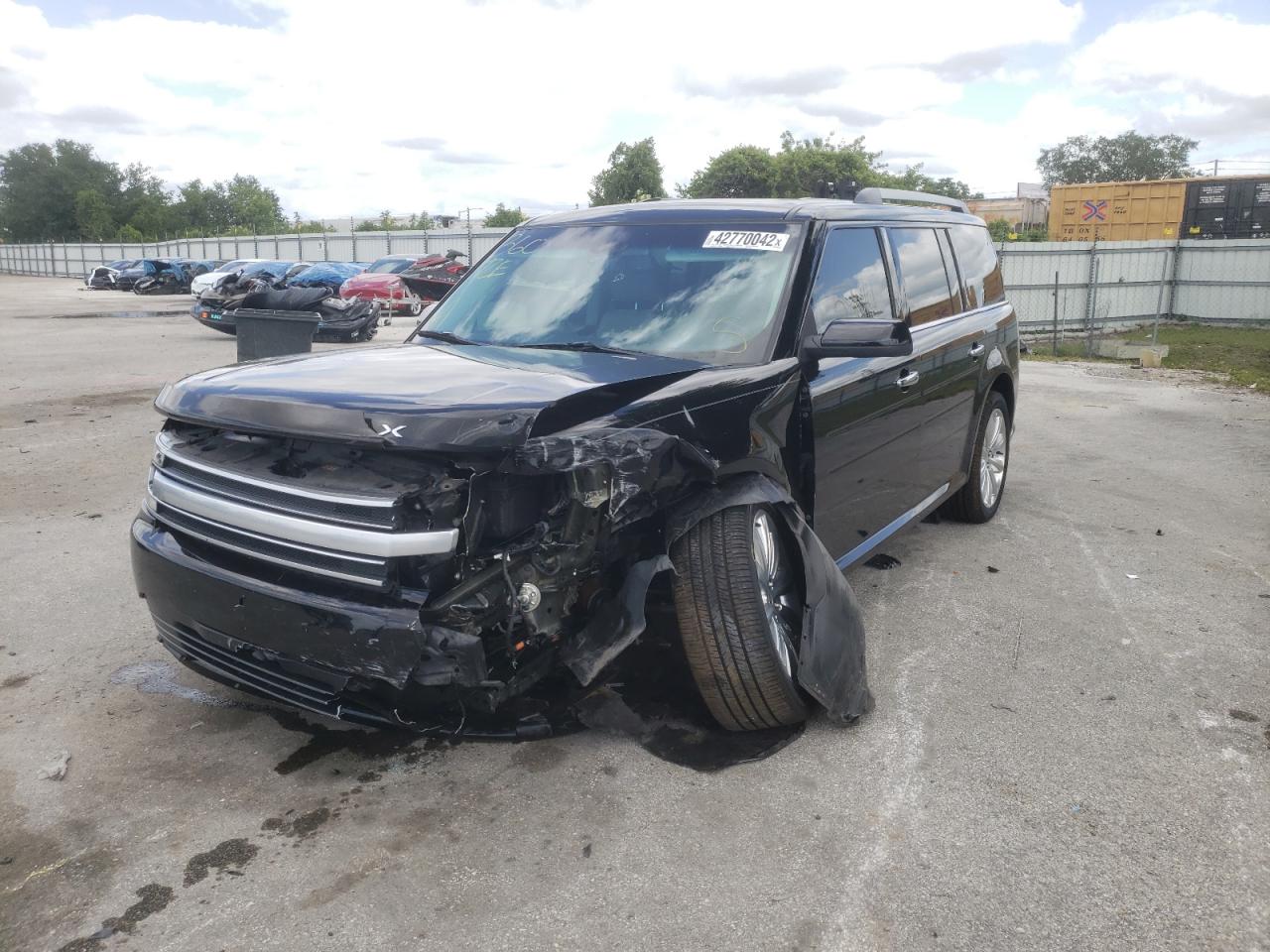 Photo 2 from auction – 2019 FORD FLEX LIMIT with VIN 2FMGK5D85KBA27066
