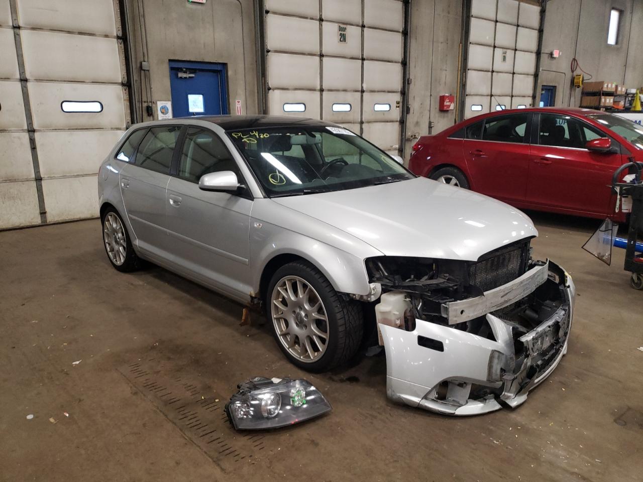 AUDI A3 QUATTRO 2007 with VIN WAUKD78P37A019599 - Photo from auction