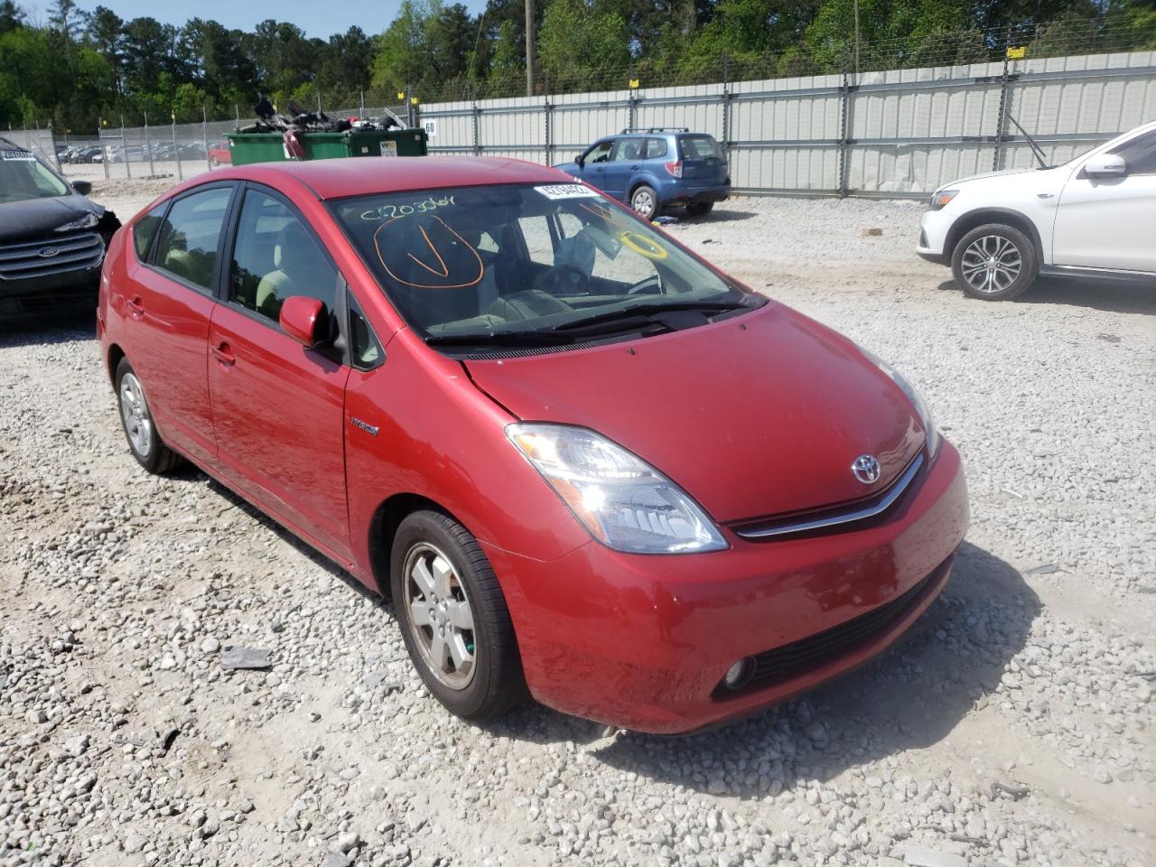 TOYOTA PRIUS 2008 with VIN JTDKB20U887769799 - Photo from auction