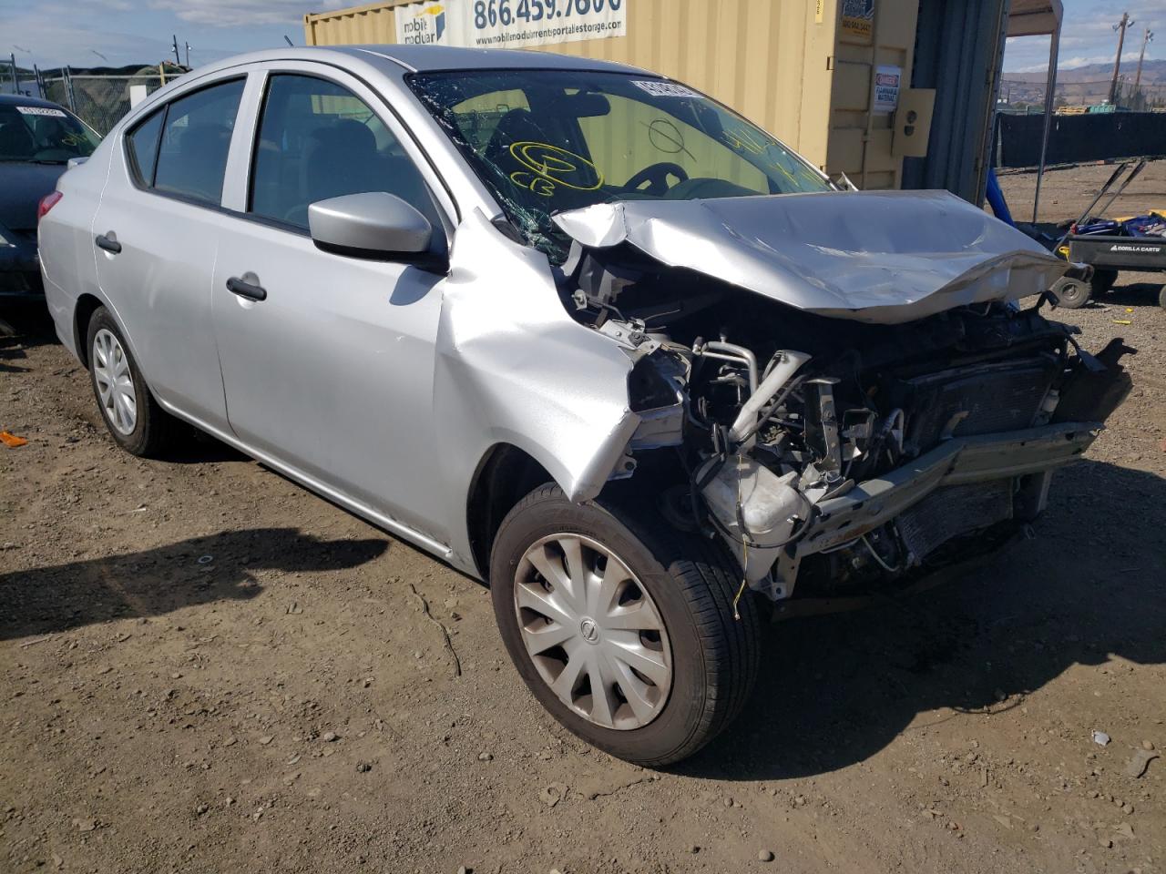 NISSAN VERSA S 2019 with VIN 3N1CN7APXKL830366 - Photo from auction