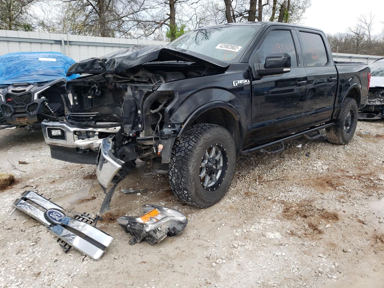 Photo 2 from auction – 2018 FORD F150 SUPER with VIN 1FTEW1E5XJFA97625