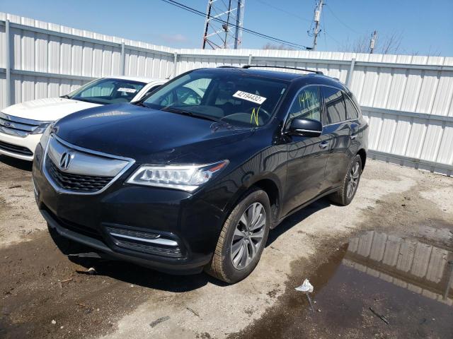 Photo 2 from auction – 2014 ACURA MDX TECHNO with VIN 5FRYD4H44EB018501