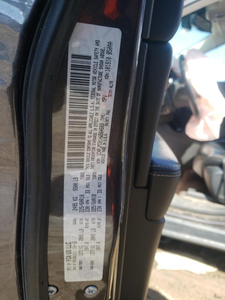 Photo 10 from auction – 2017 JEEP CHEROKEE L with VIN 1C4PJMDB1HW564683