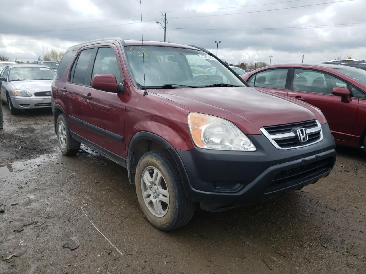 HONDA CR-V EX 2004 with VIN JHLRD78854C038054 - Photo from auction