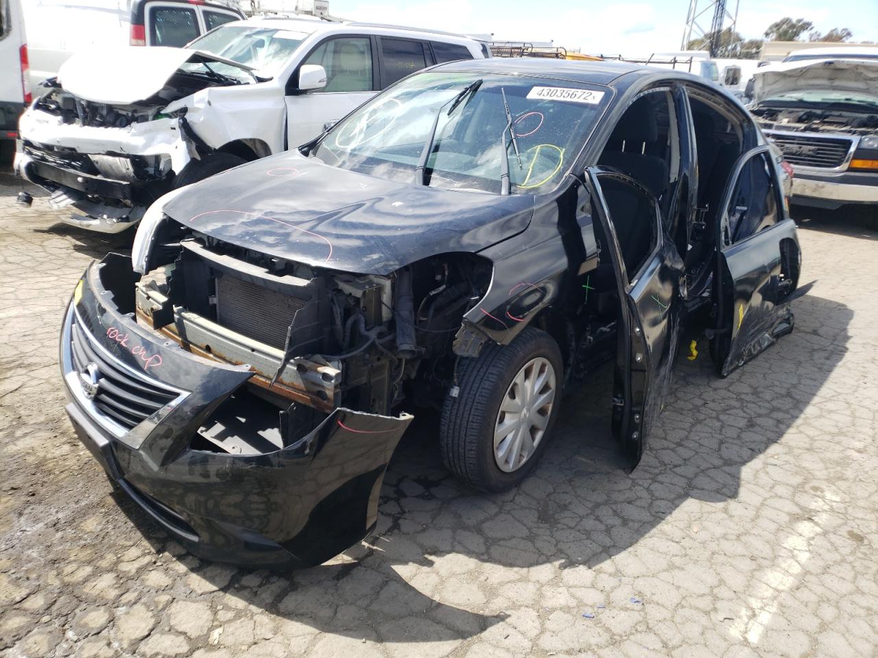 Photo 2 from auction – 2014 NISSAN VERSA S with VIN 3N1CN7AP0EL822944