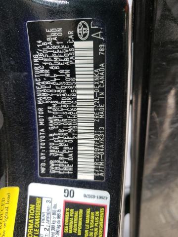 Photo 10 from auction – 2014 TOYOTA COROLLA L with VIN 2T1BURHE6EC185556