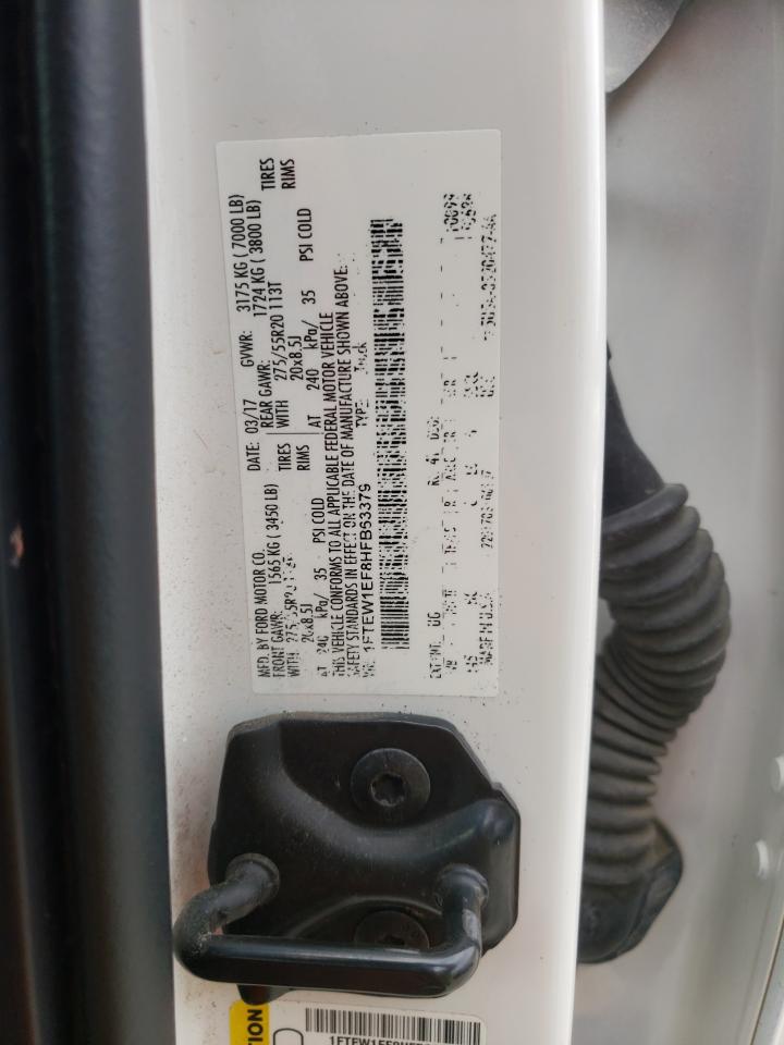 Foto 10 de la subasta – 2017 FORD F150 SUPER con VIN 1FTEW1EF8HFB63379