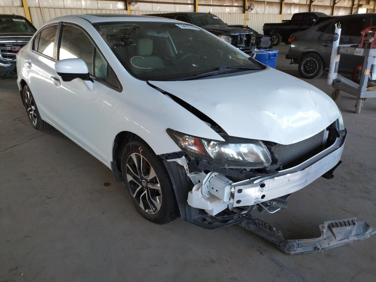 HONDA CIVIC EX 2014 with VIN 19XFB2F82EE072832 - Photo from auction