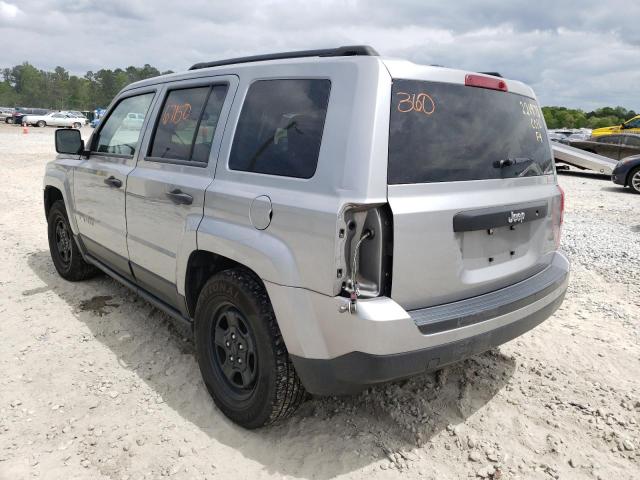 Photo 3 from auction – 2016 JEEP PATRIOT SP with VIN 1C4NJPBB7GD699320