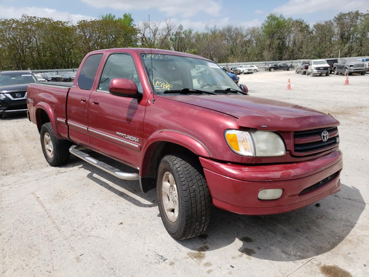 TOYOTA TUNDRA ACC 2002 with VIN 5TBBT48162S248220 - Photo from auction