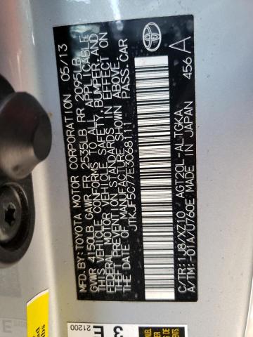 Photo 10 from auction – 2014 TOYOTA SCION TC with VIN JTKJF5C77E3068111
