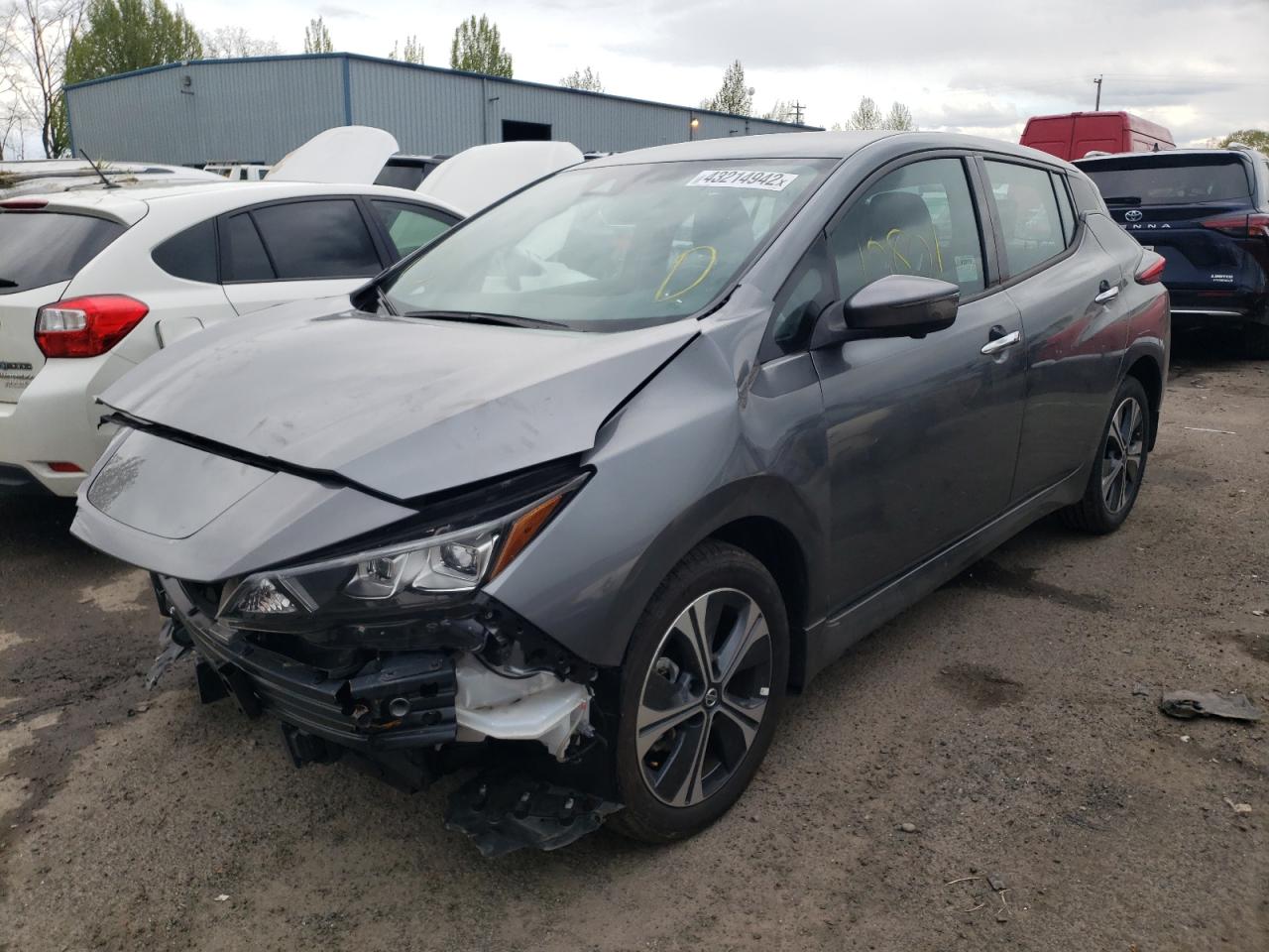 Photo 2 from auction – 2021 NISSAN LEAF SL PL with VIN 1N4BZ1DV8MC555394