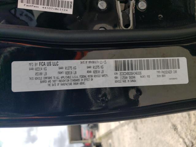 Photo 10 from auction – 2016 DODGE CHARGER SE with VIN 2C3CDXBG3GH146326