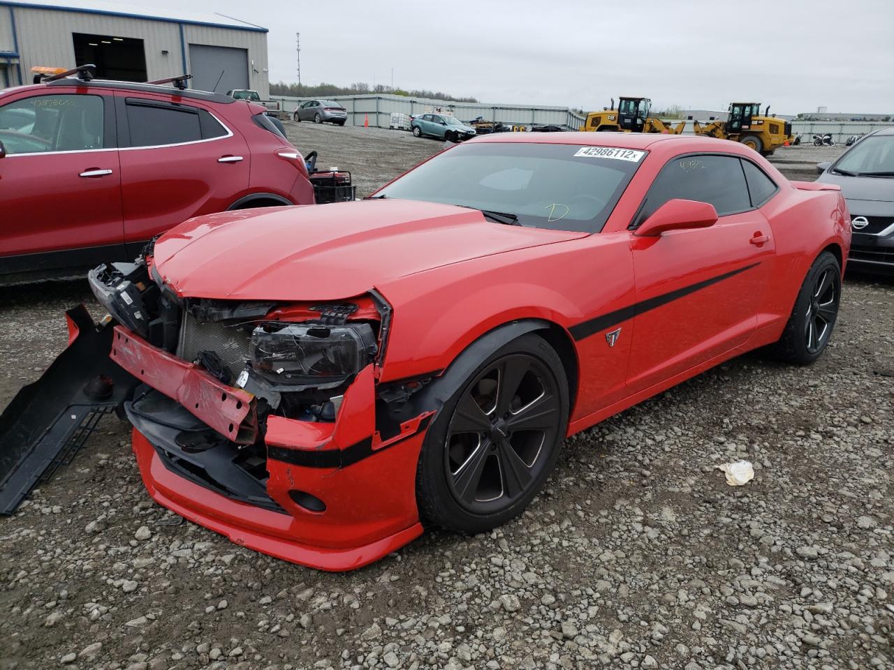 Photo 2 from auction – 2015 CHEVROLET CAMARO LT with VIN 2G1FF1E31F9228050