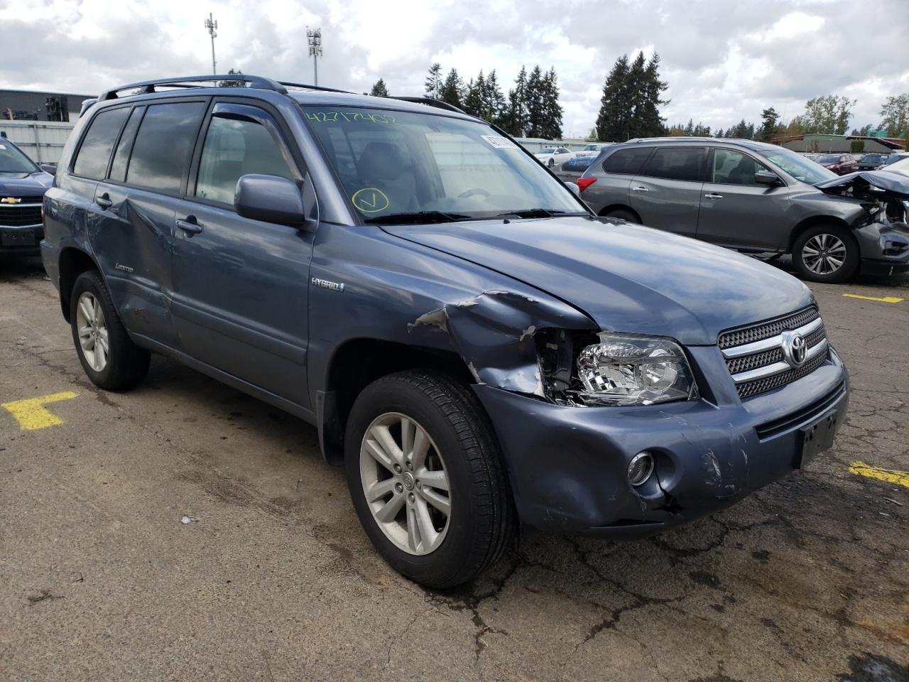 TOYOTA HIGHLANDER 2007 with VIN JTEHW21A570040147 - Photo from auction