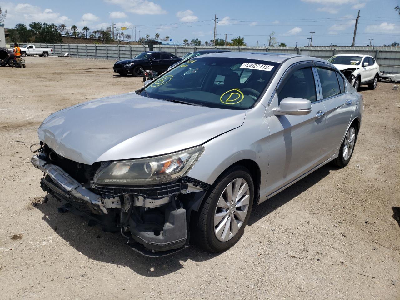 Photo 2 from auction – 2014 HONDA ACCORD EXL with VIN 1HGCR2F84EA180341