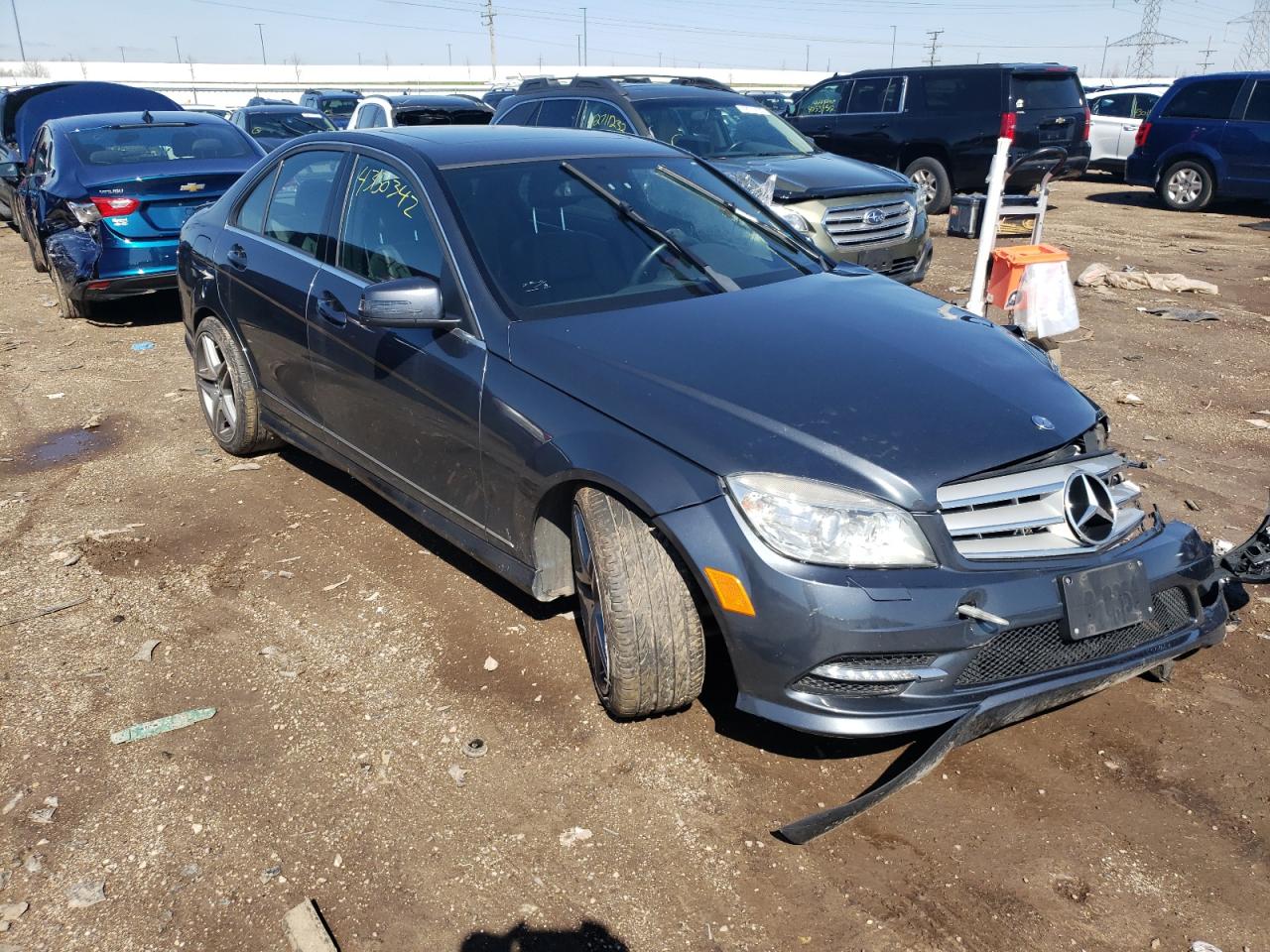 MERCEDES-BENZ C 300 4MAT 2011 with VIN WDDGF8BB7BR154641 - Photo from auction