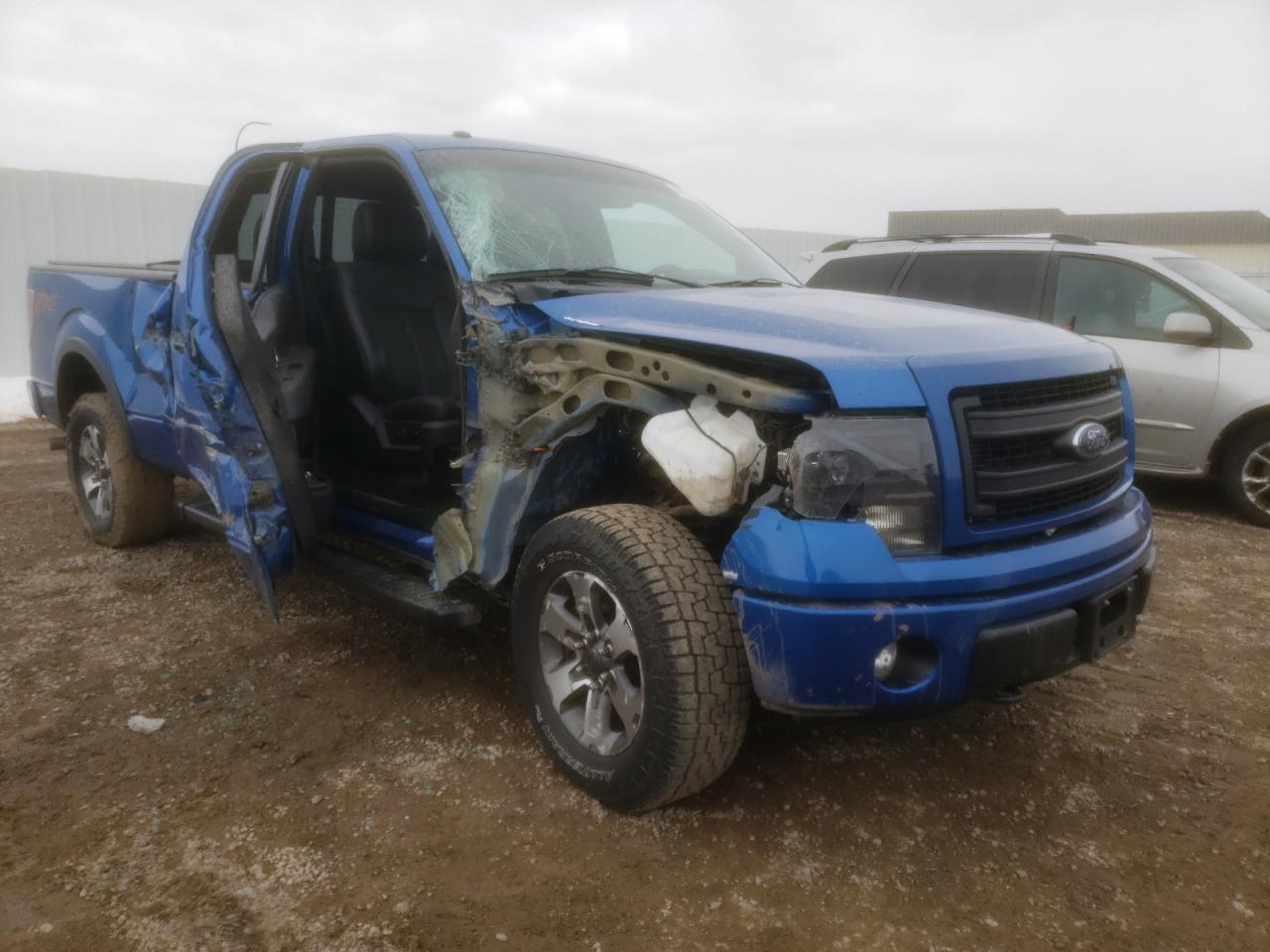 FORD F150 SUPER 2014 with VIN 1FTFX1EF8EKG20695 - Photo from auction