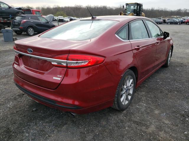 Photo 4 from auction – 2017 FORD FUSION SE with VIN 3FA6P0HD5HR310501