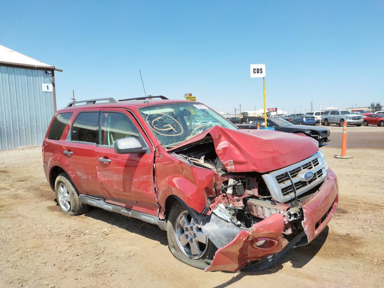 FORD ESCAPE XLT 2012 with VIN 1FMCU0D75CKA35999 - Photo from auction