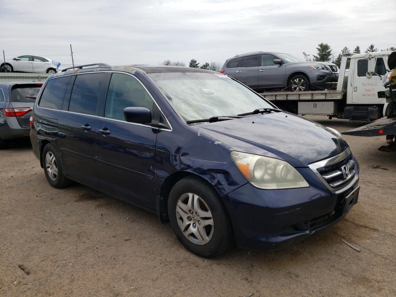 Photo 1 from auction – 2007 HONDA ODYSSEY EX with VIN 5FNRL38767B030729