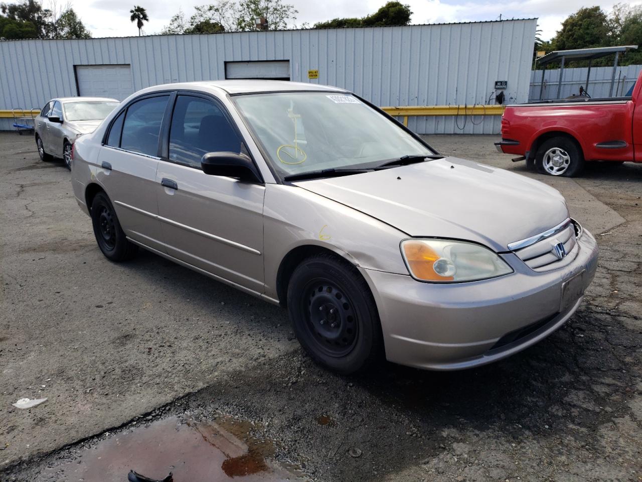 HONDA CIVIC LX 2001 with VIN 2HGES16511H574789 - Photo from auction