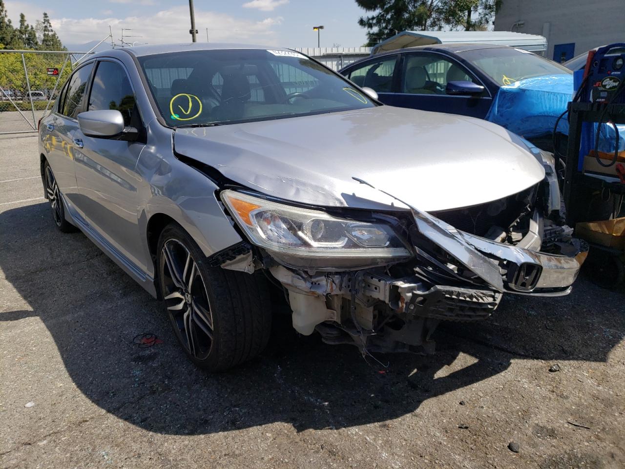 Photo 1 from auction – 2016 HONDA ACCORD SPO with VIN 1HGCR2F50GA044264