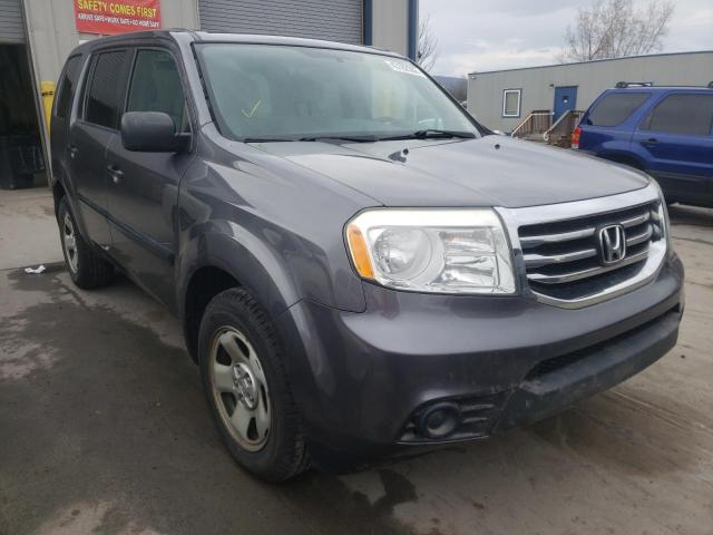 HONDA PILOT LX 2014 with VIN 5FNYF4H20EB018134 - Photo from auction