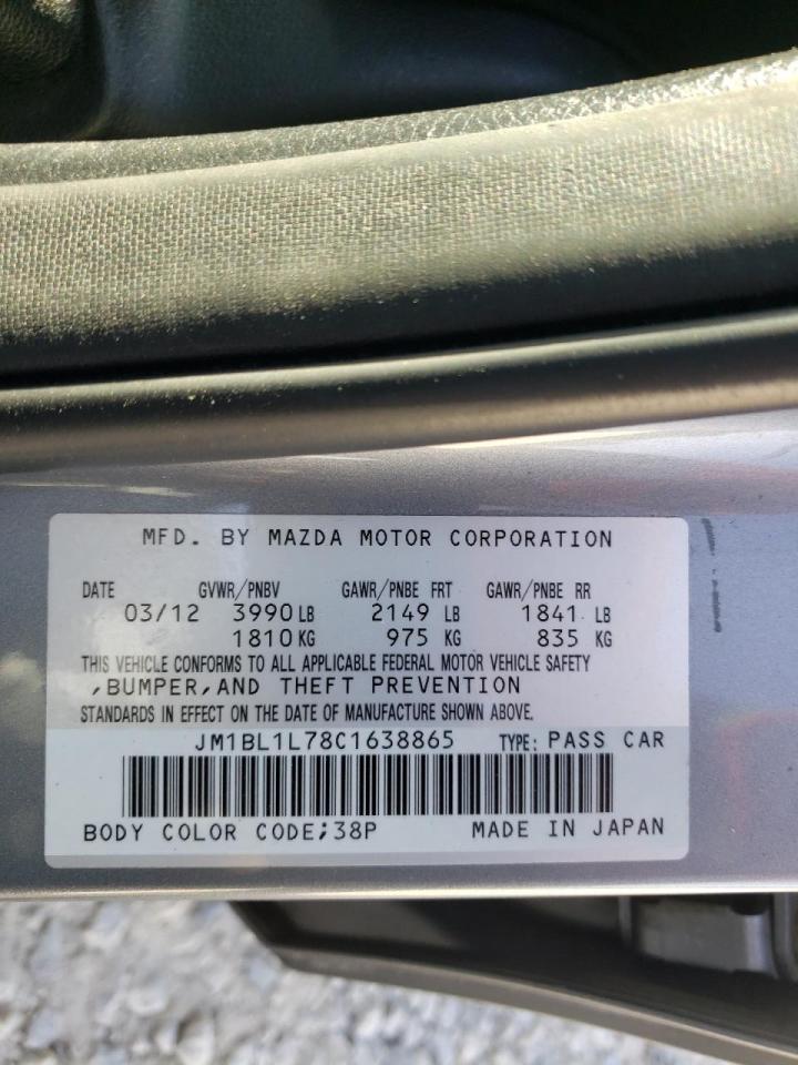 Photo 10 from auction – 2012 MAZDA 3 I with VIN JM1BL1L78C1638865