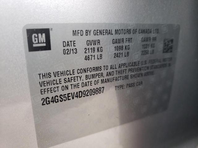 Photo 10 from auction – 2013 BUICK REGAL PREM with VIN 2G4GS5EV4D9209887