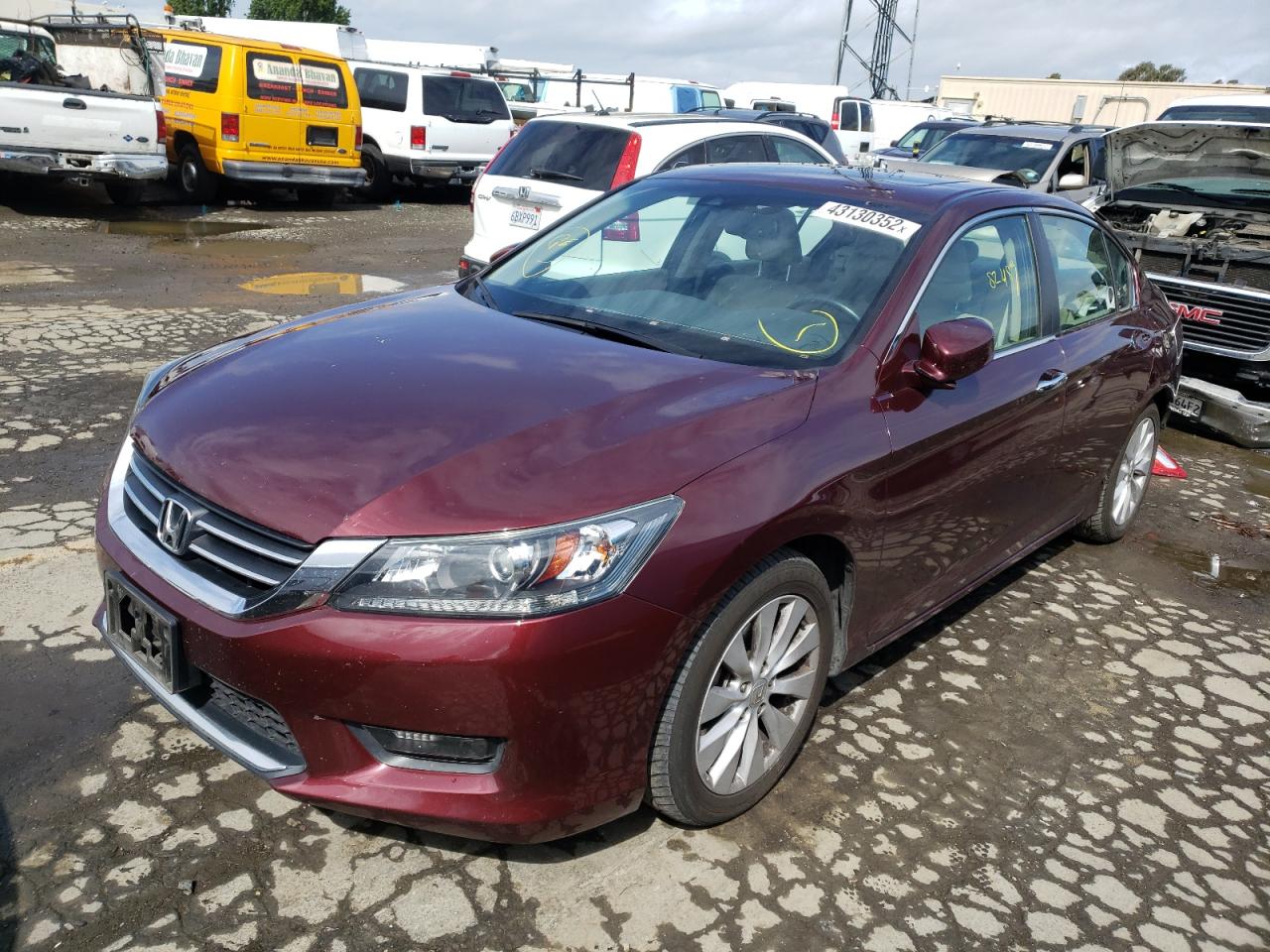 Photo 2 from auction – 2015 HONDA ACCORD EXL with VIN 1HGCR2F83FA100481