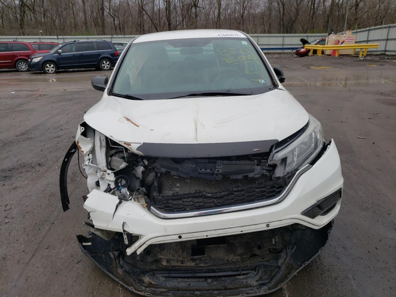 Photo 9 from auction – 2015 HONDA CR-V LX with VIN 5J6RM4H35FL045891