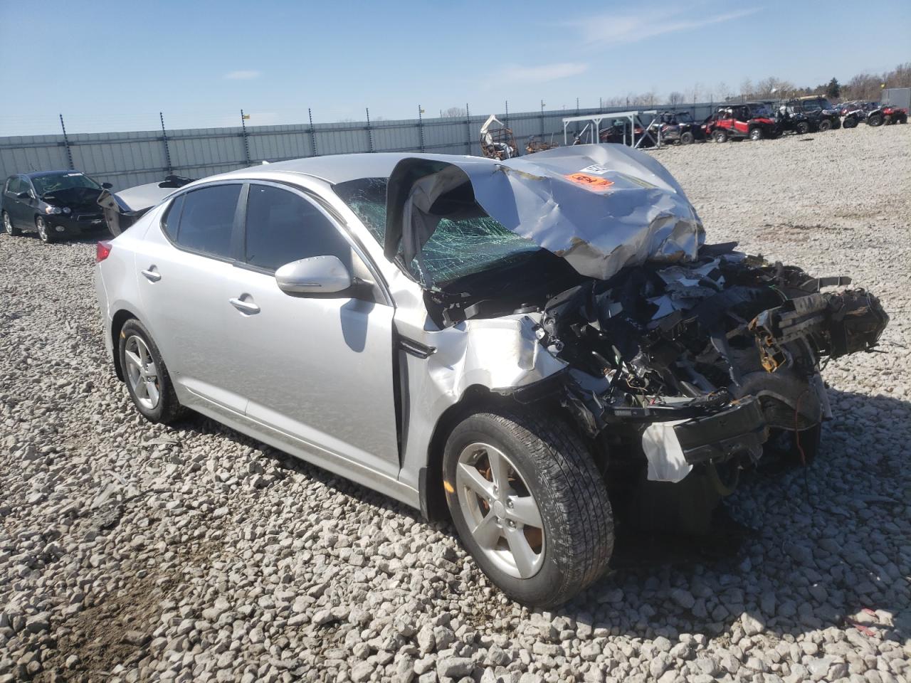 Photo 1 from auction – 2015 KIA OPTIMA LX with VIN 5XXGM4A77FG364526