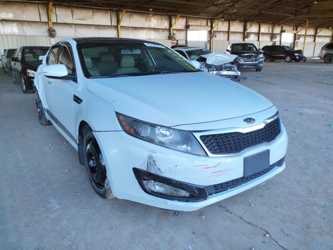 KIA OPTIMA EX 2013 with VIN 5XXGN4A7XDG118385 - Photo from auction