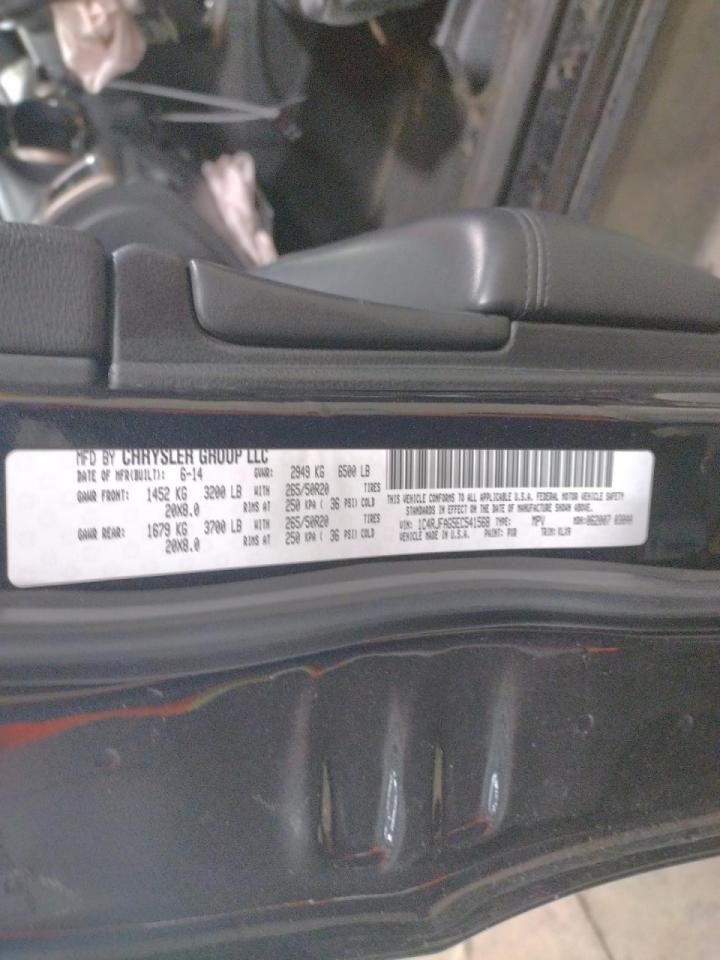 Photo 10 from auction – 2014 JEEP GRAND CHER with VIN 1C4RJFAG5EC541568