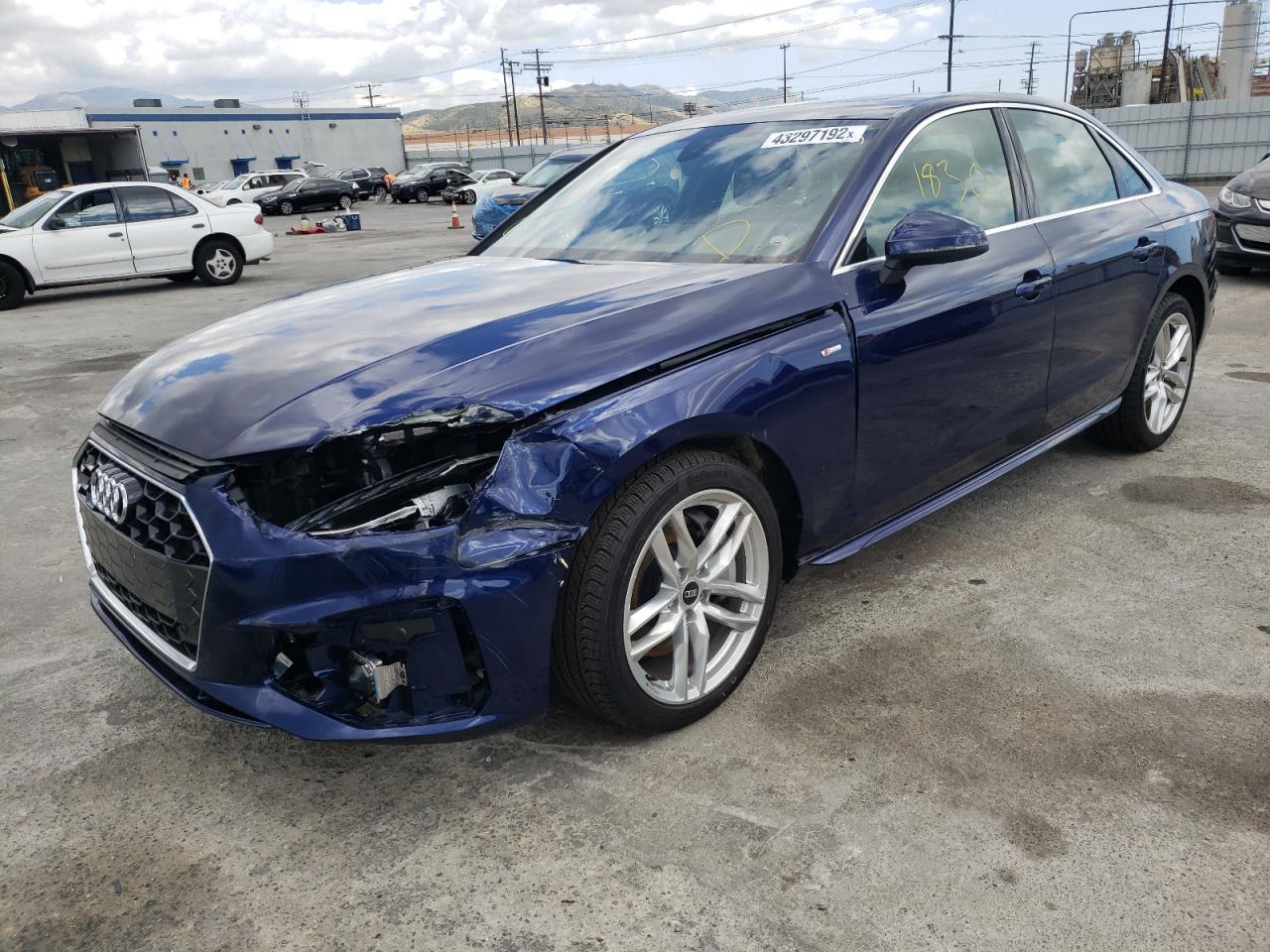 Photo 2 from auction – 2021 AUDI A4 PREMIUM with VIN WAUEAAF41MN010822