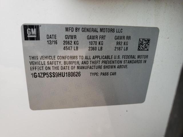 BUICK LACROSSE E 2017 with VIN 1G4ZP5SS9HU180626 - Photo from auction