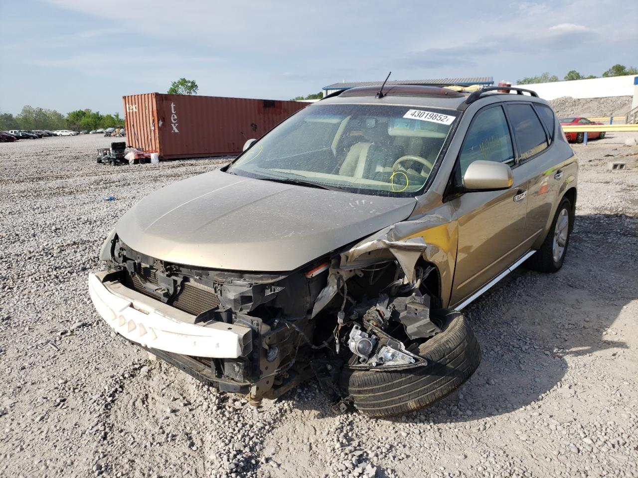 Photo 2 from auction – 2007 NISSAN MURANO SL with VIN JN8AZ08TX7W519724