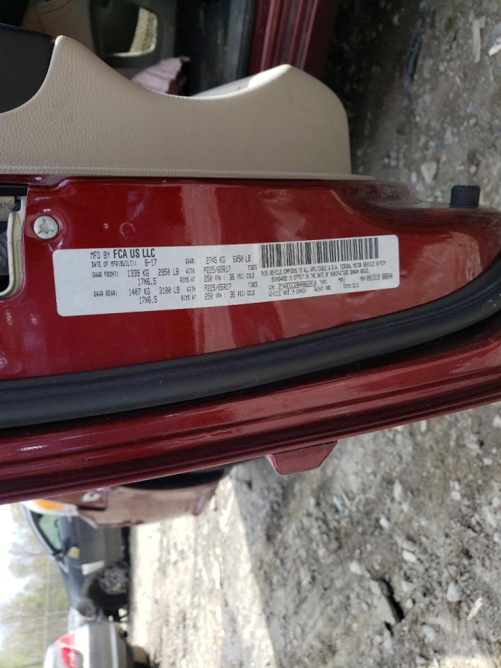 Photo 10 from auction – 2017 DODGE GRAND CARA with VIN 2C4RDGCG9HR862910