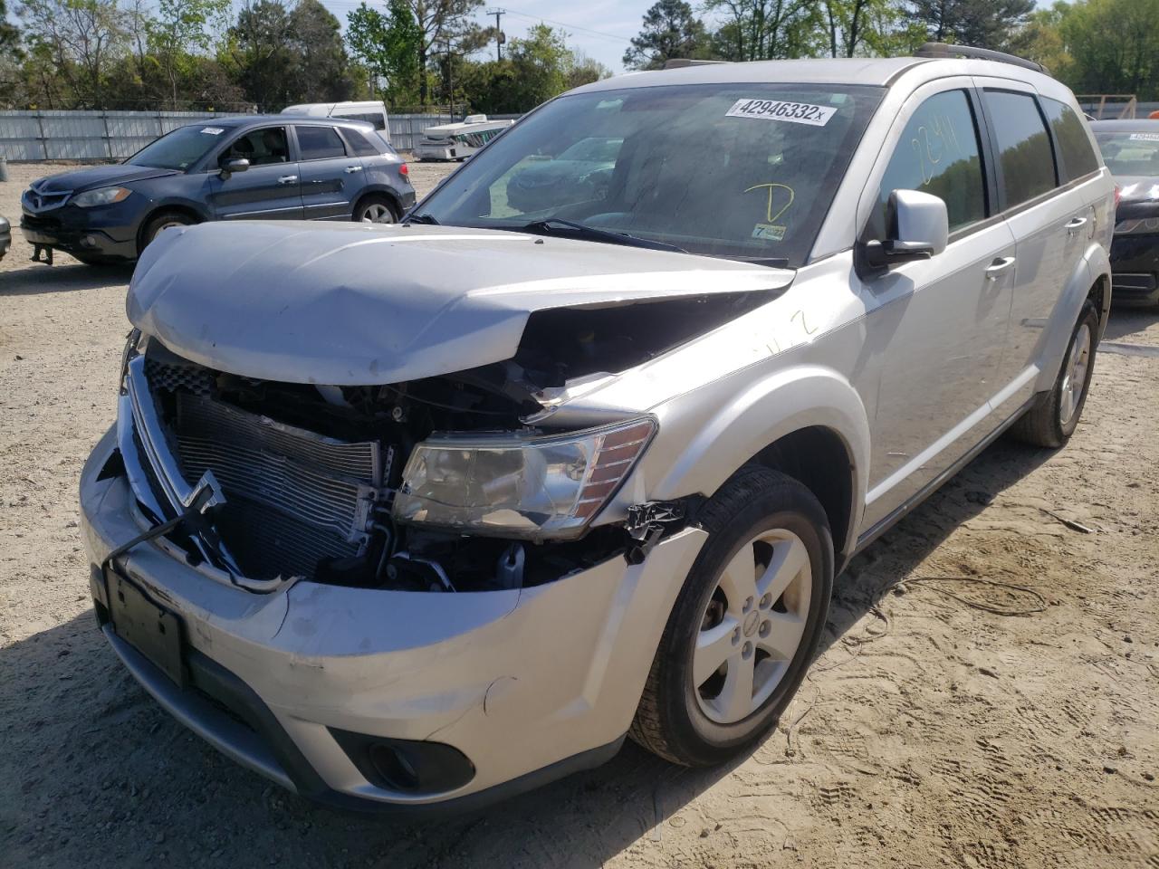 Photo 2 from auction – 2011 DODGE JOURNEY MA with VIN 3D4PG1FG4BT567647