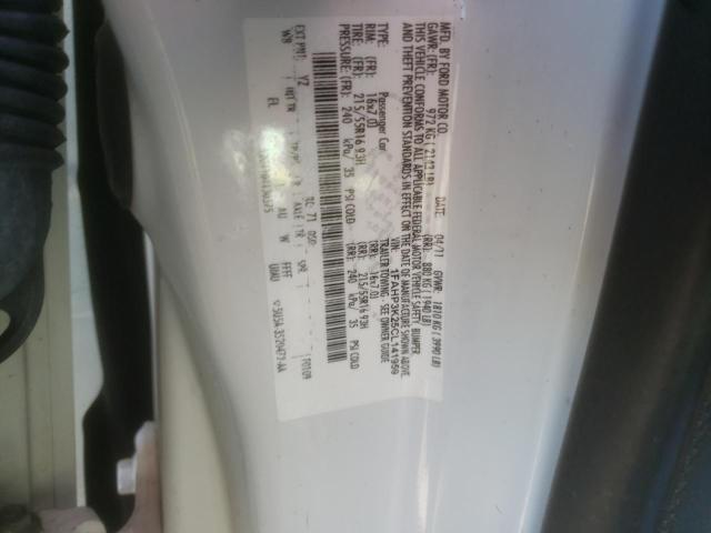 Photo 10 from auction – 2012 FORD FOCUS SE with VIN 1FAHP3K25CL141959