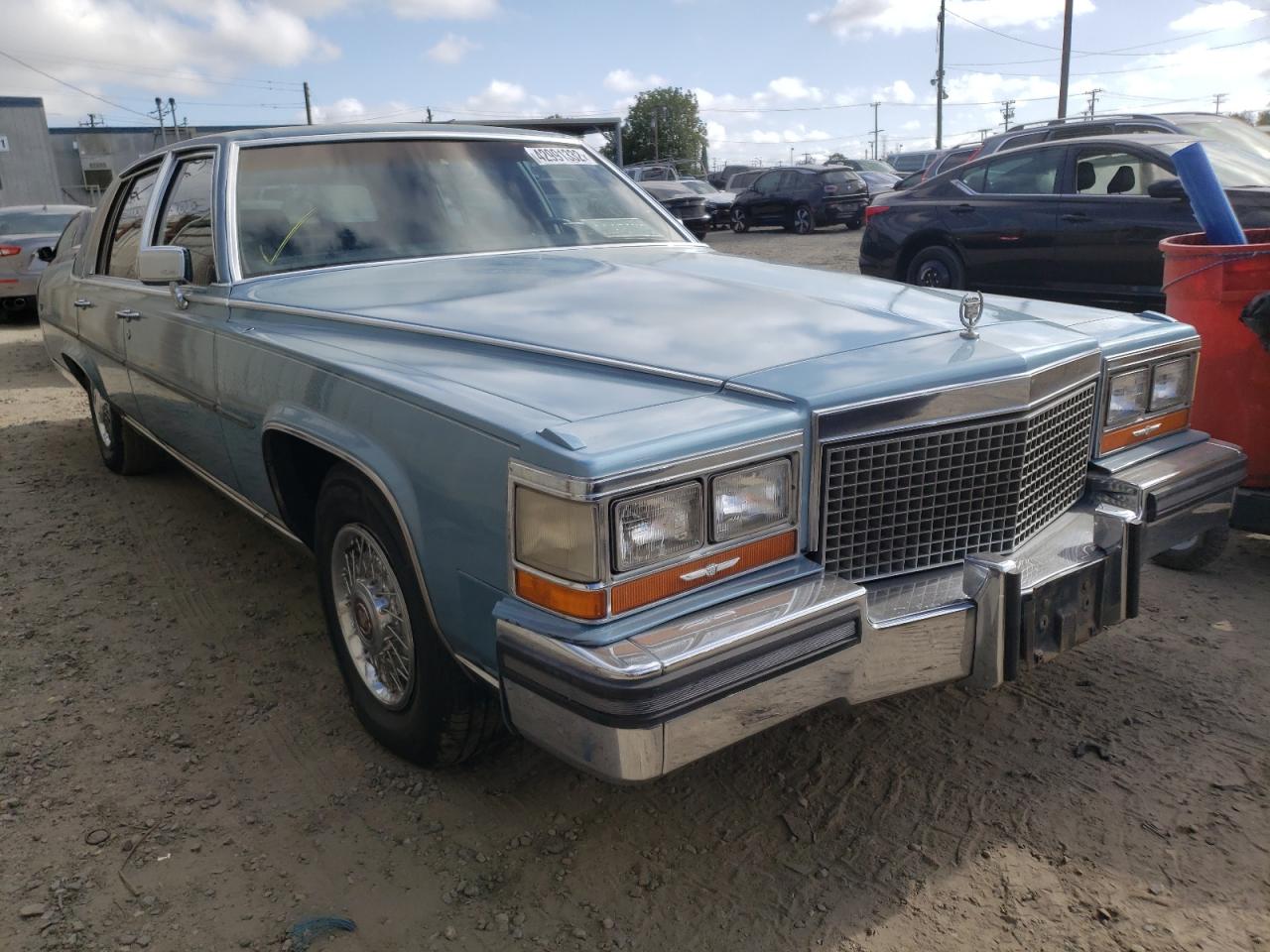 Photo 1 from auction – 1987 CADILLAC BROUGHAM with VIN 1G6DW51Y2H9710495