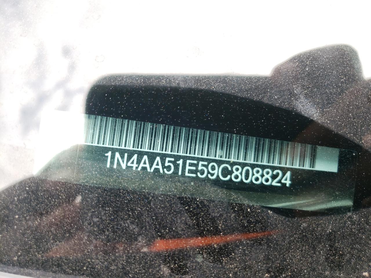 Photo 10 from auction – 2009 NISSAN MAXIMA with VIN 1N4AA51E59C808824