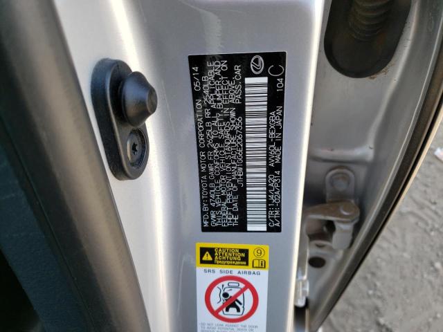 Photo 10 from auction – 2014 LEXUS ES 300H with VIN JTHBW1GG6E2067356