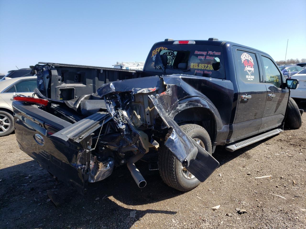 Photo 4 from auction – 2021 FORD F150 SUPER with VIN 1FTFW1E52MFA23057
