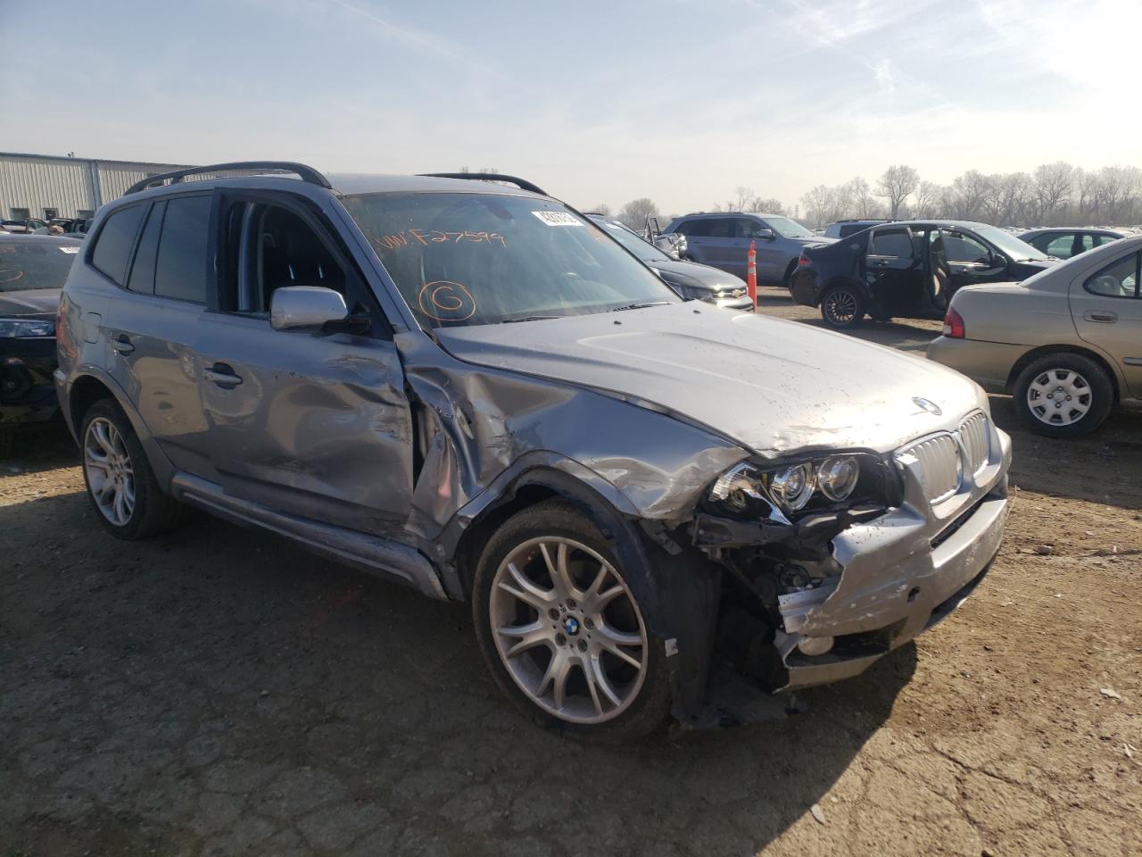 BMW X3 2007 with VIN WBXPC93457WF27599 - Photo from auction