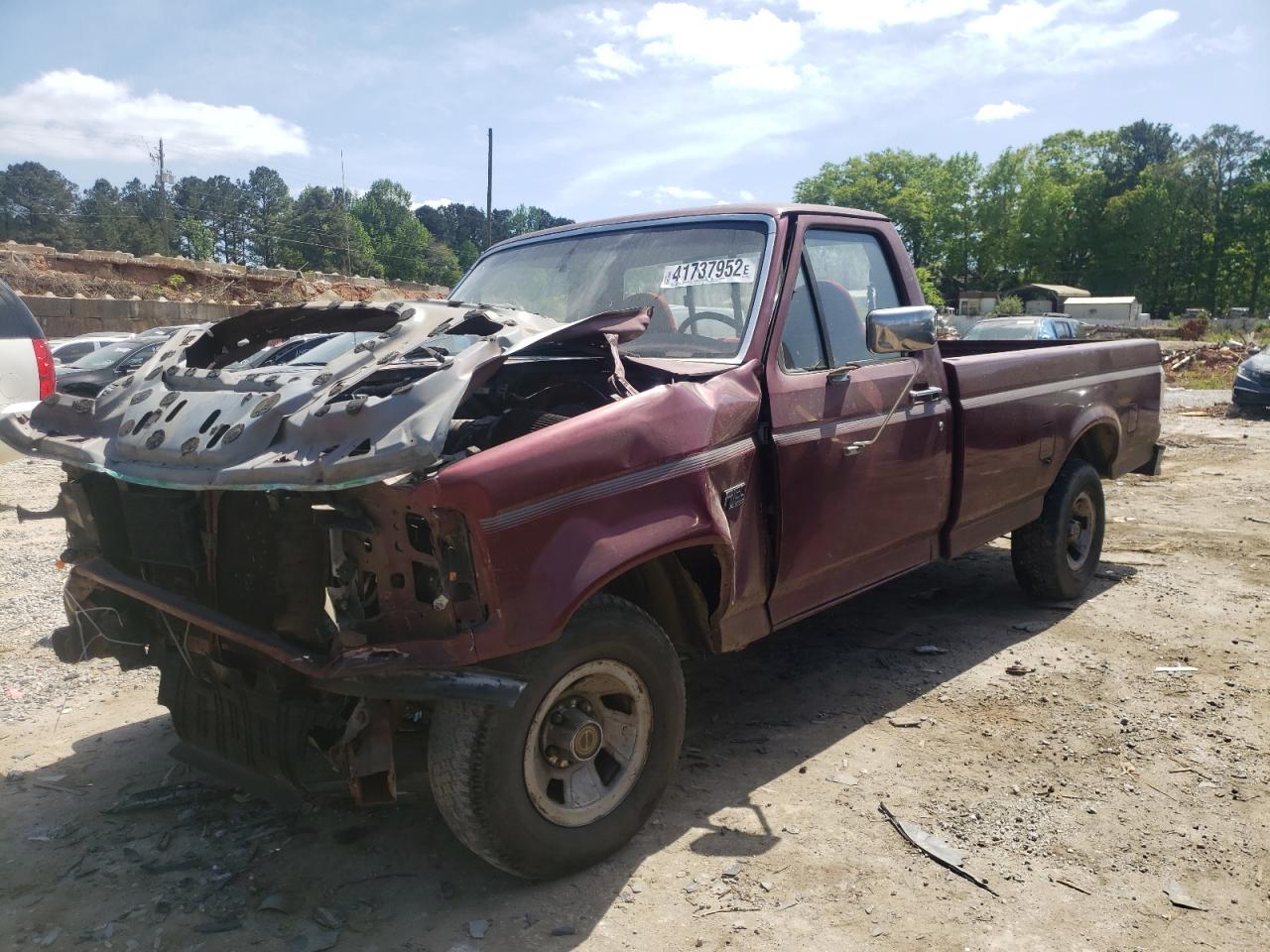 Photo 2 from auction – 1996 FORD F150 with VIN 1FTEF15N0TNA26362