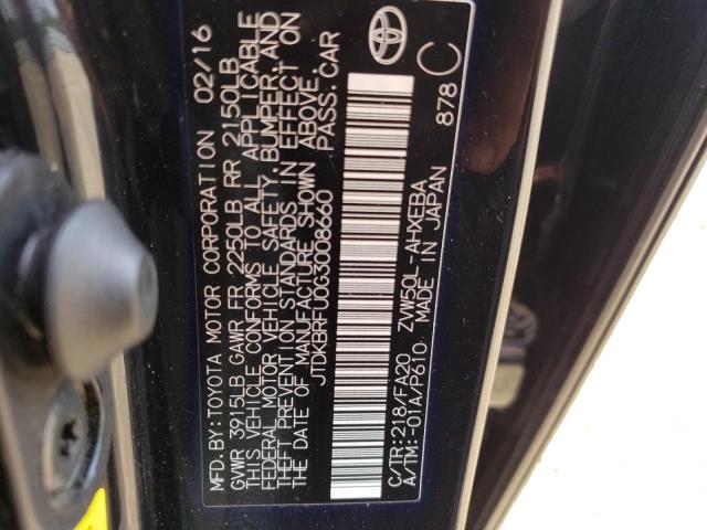 Photo 10 from auction – 2016 TOYOTA PRIUS with VIN JTDKBRFU0G3008660