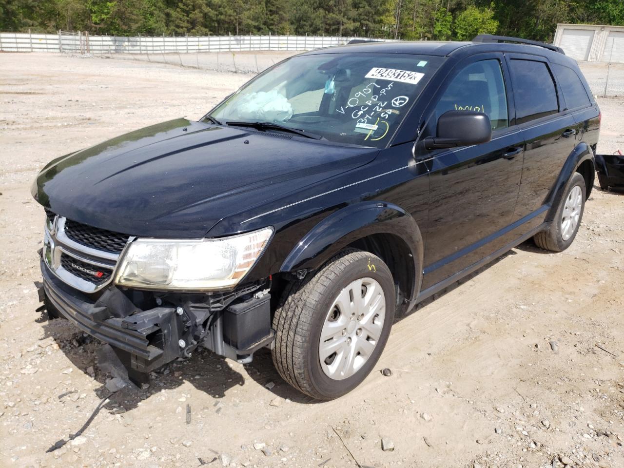 Photo 2 from auction – 2018 DODGE JOURNEY SE with VIN 3C4PDCAB1JT530907